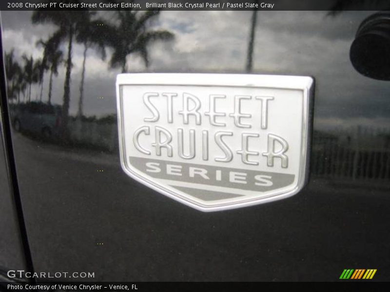 Brilliant Black Crystal Pearl / Pastel Slate Gray 2008 Chrysler PT Cruiser Street Cruiser Edition