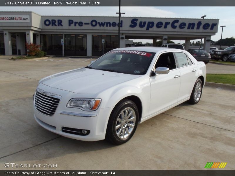 Ivory Tri-Coat Pearl / Black 2012 Chrysler 300 Limited
