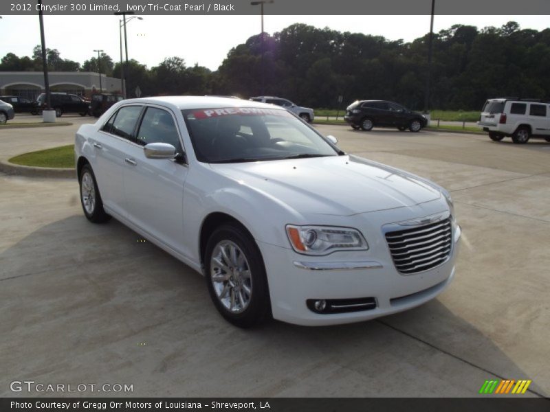 Ivory Tri-Coat Pearl / Black 2012 Chrysler 300 Limited