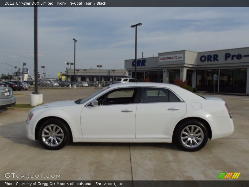 Ivory Tri-Coat Pearl / Black 2012 Chrysler 300 Limited