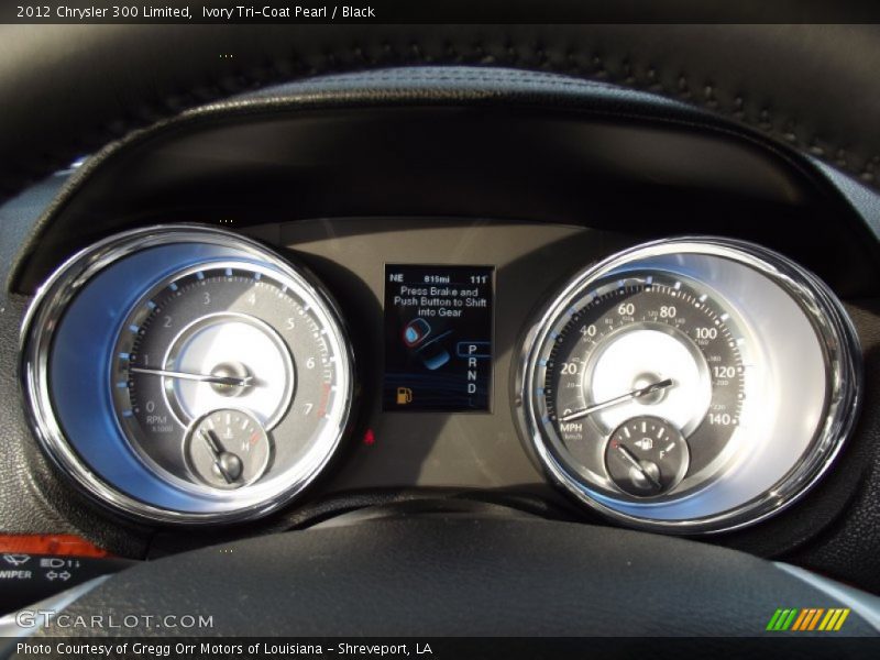 Ivory Tri-Coat Pearl / Black 2012 Chrysler 300 Limited