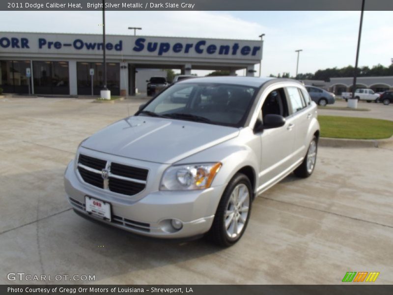 Bright Silver Metallic / Dark Slate Gray 2011 Dodge Caliber Heat