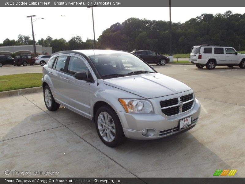 Bright Silver Metallic / Dark Slate Gray 2011 Dodge Caliber Heat