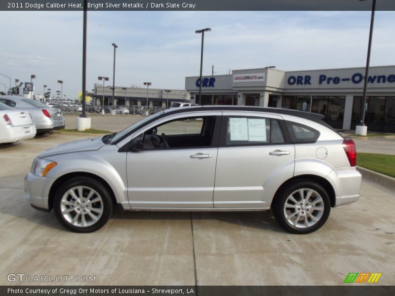 Bright Silver Metallic / Dark Slate Gray 2011 Dodge Caliber Heat