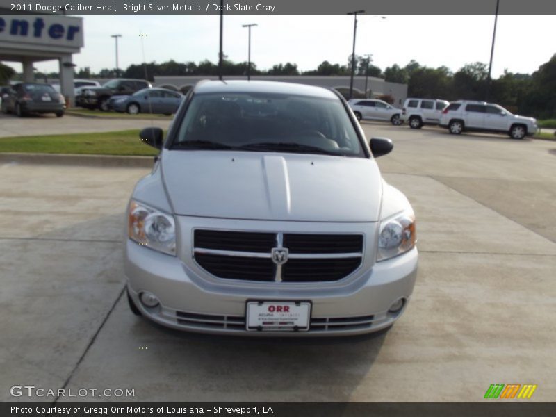 Bright Silver Metallic / Dark Slate Gray 2011 Dodge Caliber Heat