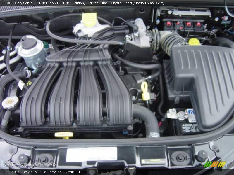 Brilliant Black Crystal Pearl / Pastel Slate Gray 2008 Chrysler PT Cruiser Street Cruiser Edition