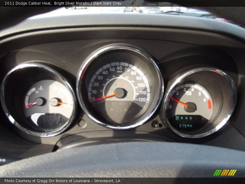 Bright Silver Metallic / Dark Slate Gray 2011 Dodge Caliber Heat
