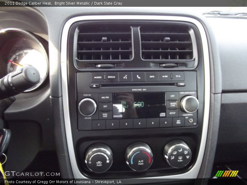 Bright Silver Metallic / Dark Slate Gray 2011 Dodge Caliber Heat
