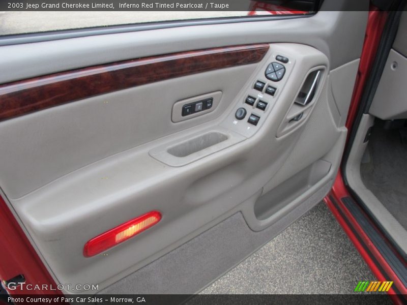 Inferno Red Tinted Pearlcoat / Taupe 2003 Jeep Grand Cherokee Limited