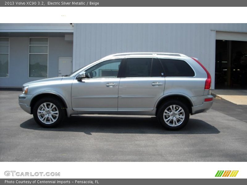 Electric Silver Metallic / Beige 2013 Volvo XC90 3.2