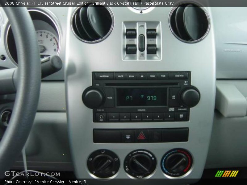 Brilliant Black Crystal Pearl / Pastel Slate Gray 2008 Chrysler PT Cruiser Street Cruiser Edition