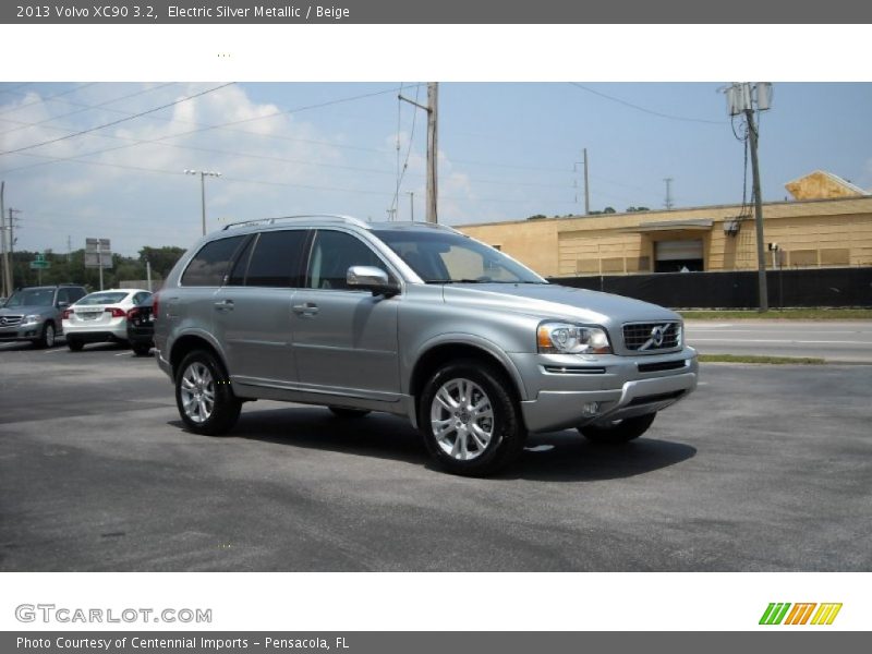 Electric Silver Metallic / Beige 2013 Volvo XC90 3.2