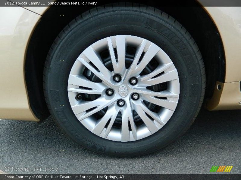 Sandy Beach Metallic / Ivory 2012 Toyota Camry LE