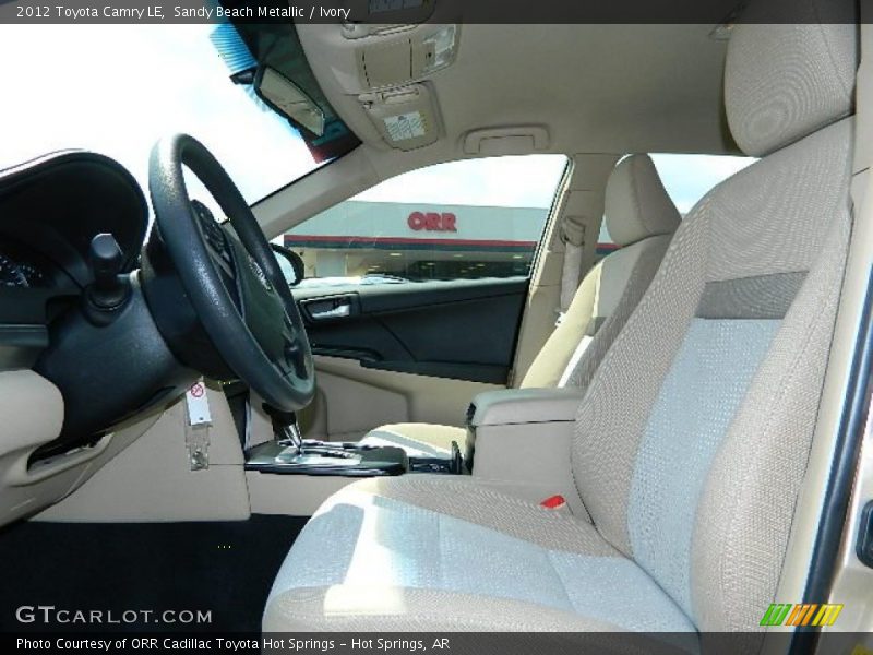 Sandy Beach Metallic / Ivory 2012 Toyota Camry LE