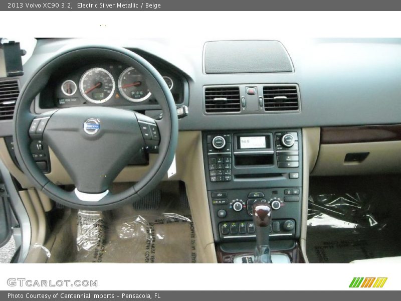 Electric Silver Metallic / Beige 2013 Volvo XC90 3.2