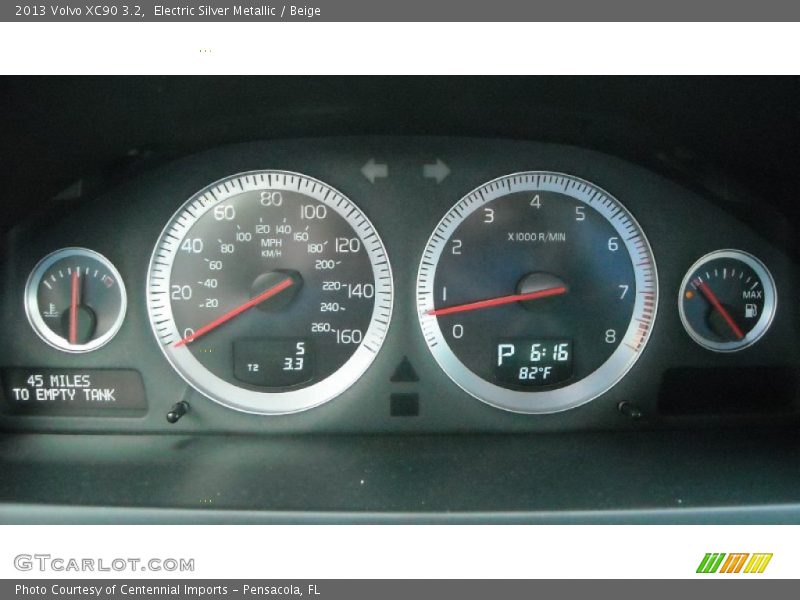 Electric Silver Metallic / Beige 2013 Volvo XC90 3.2