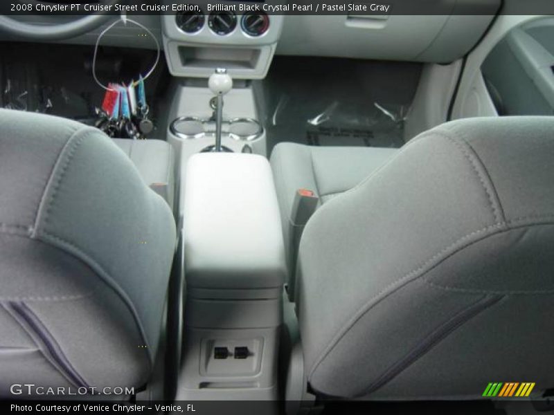 Brilliant Black Crystal Pearl / Pastel Slate Gray 2008 Chrysler PT Cruiser Street Cruiser Edition