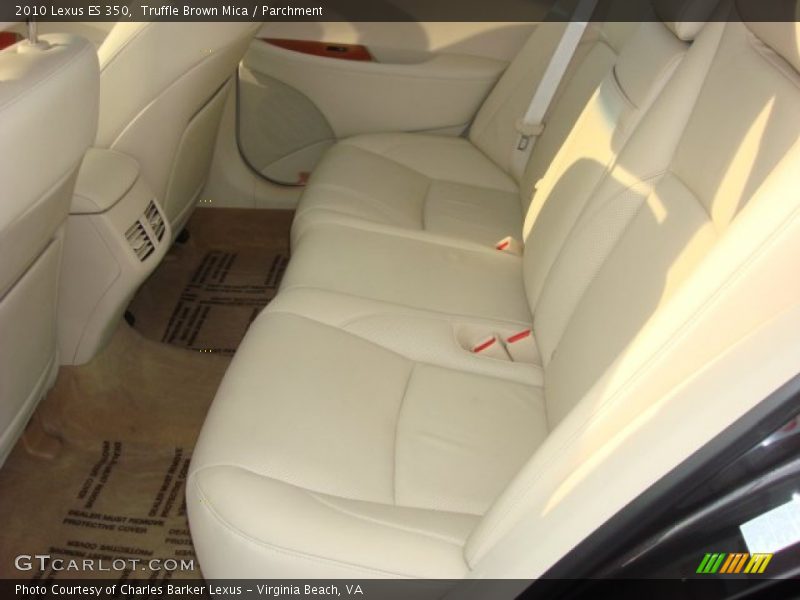 Rear Seat of 2010 ES 350