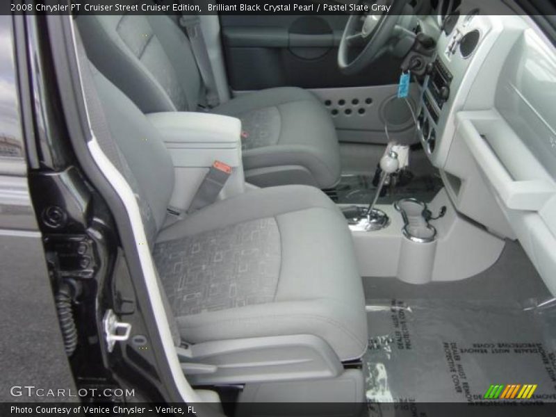 Brilliant Black Crystal Pearl / Pastel Slate Gray 2008 Chrysler PT Cruiser Street Cruiser Edition