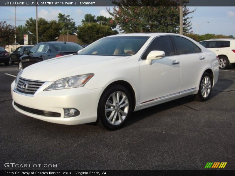 Front 3/4 View of 2010 ES 350