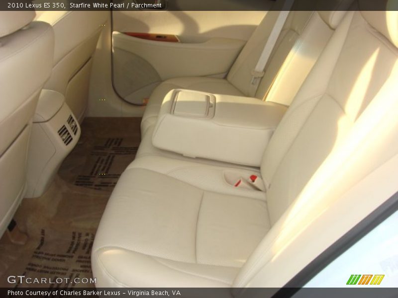 Rear Seat of 2010 ES 350
