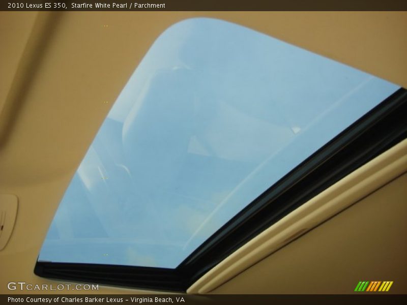 Sunroof of 2010 ES 350