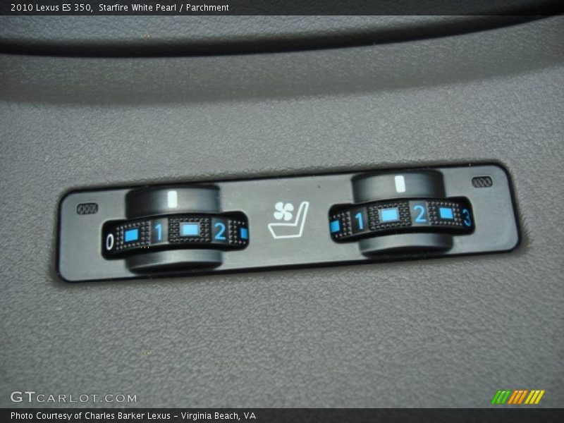 Controls of 2010 ES 350