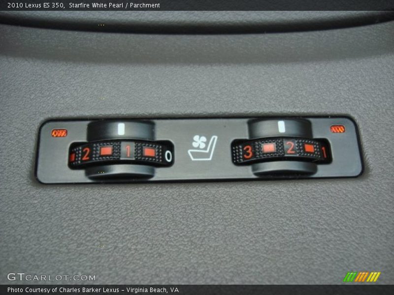 Controls of 2010 ES 350