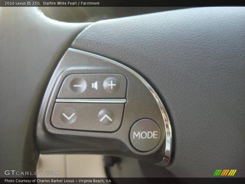 Controls of 2010 ES 350