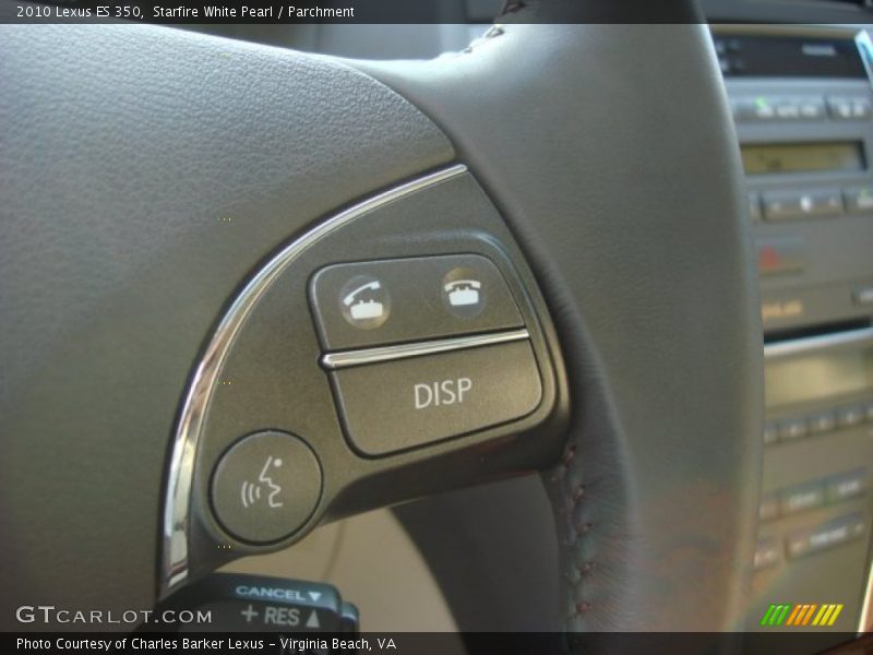 Controls of 2010 ES 350