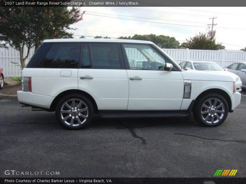 Chawton White / Ivory/Black 2007 Land Rover Range Rover Supercharged