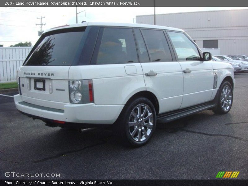 Chawton White / Ivory/Black 2007 Land Rover Range Rover Supercharged