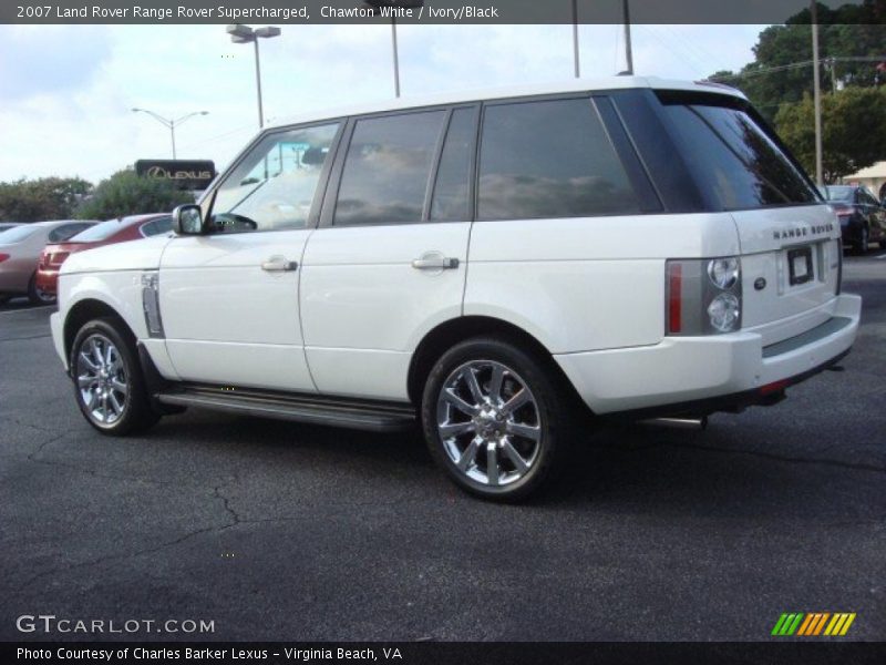 Chawton White / Ivory/Black 2007 Land Rover Range Rover Supercharged
