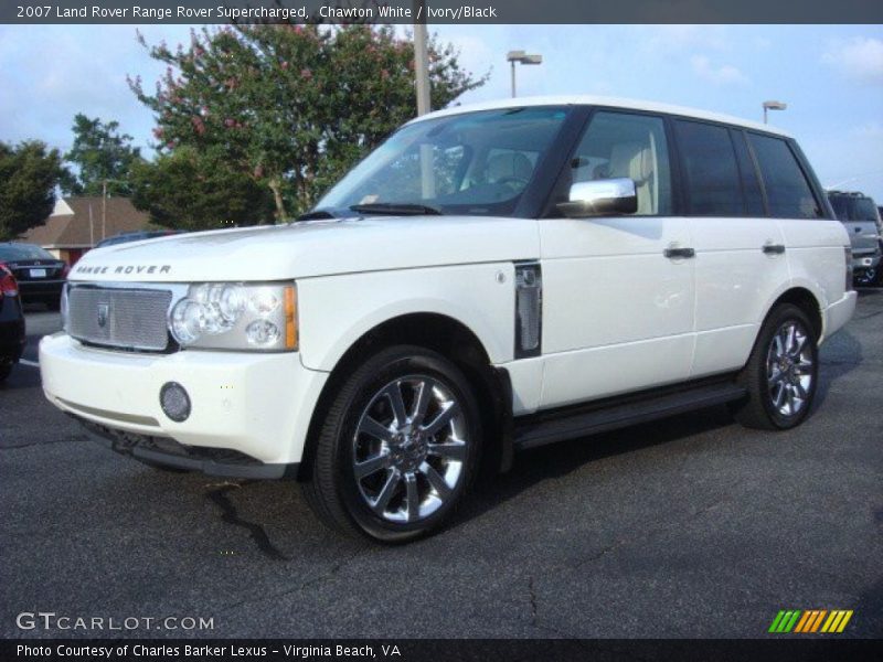 Chawton White / Ivory/Black 2007 Land Rover Range Rover Supercharged