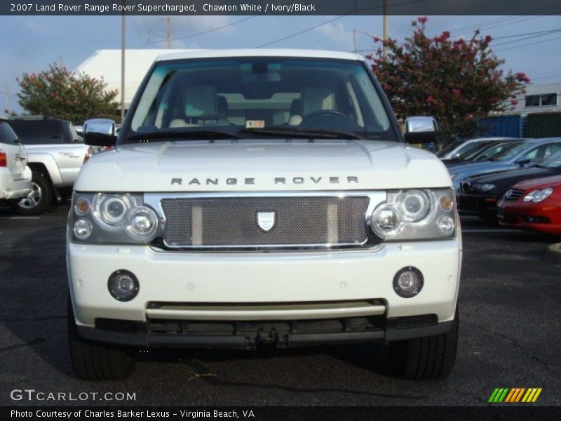 Chawton White / Ivory/Black 2007 Land Rover Range Rover Supercharged