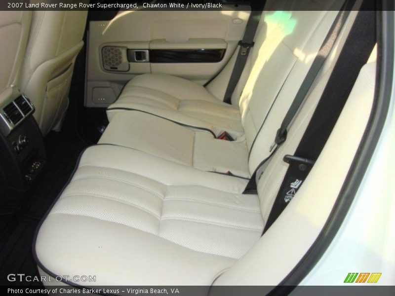Chawton White / Ivory/Black 2007 Land Rover Range Rover Supercharged