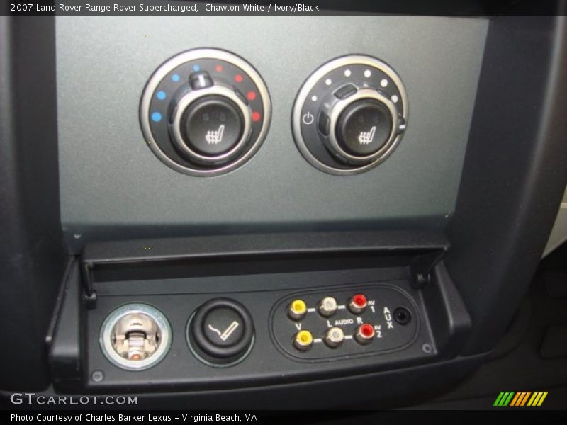 Chawton White / Ivory/Black 2007 Land Rover Range Rover Supercharged