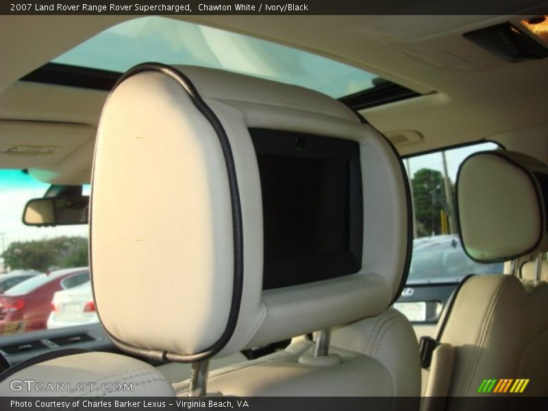 Chawton White / Ivory/Black 2007 Land Rover Range Rover Supercharged