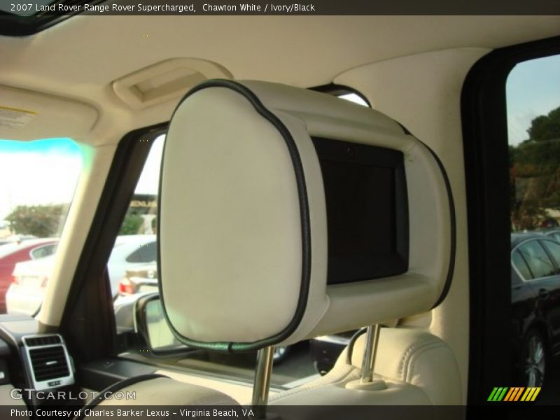 Chawton White / Ivory/Black 2007 Land Rover Range Rover Supercharged