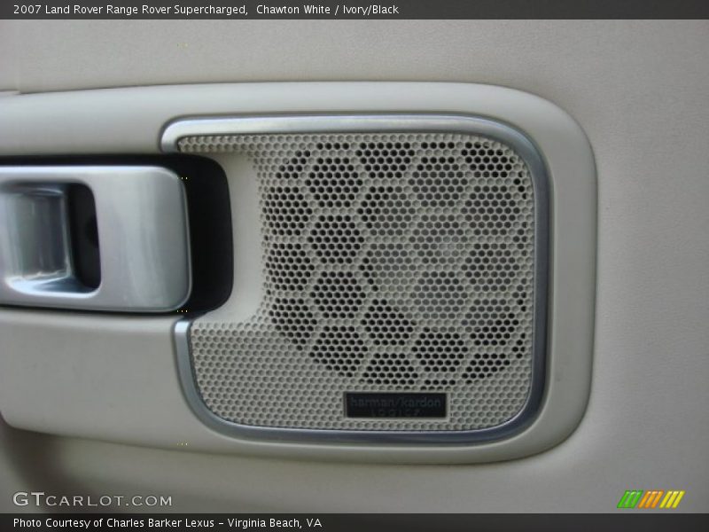 Chawton White / Ivory/Black 2007 Land Rover Range Rover Supercharged