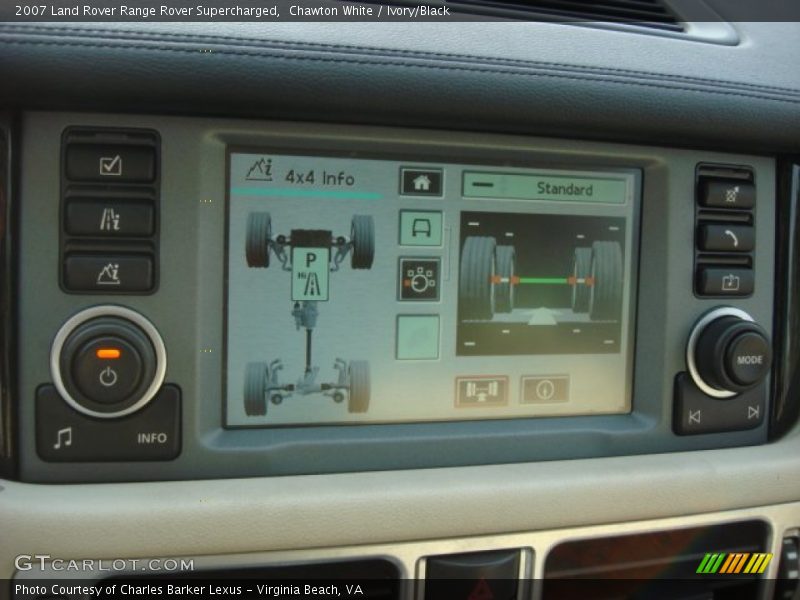 Chawton White / Ivory/Black 2007 Land Rover Range Rover Supercharged