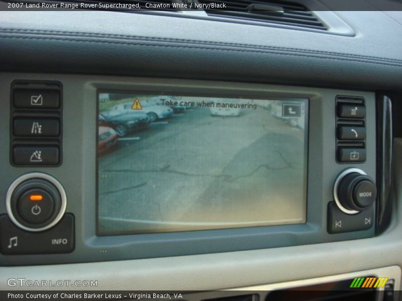 Chawton White / Ivory/Black 2007 Land Rover Range Rover Supercharged