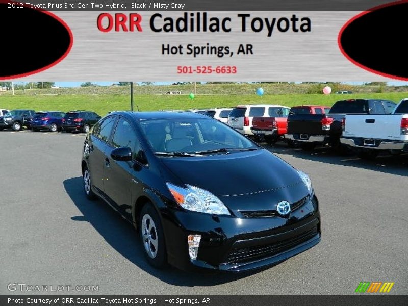 Black / Misty Gray 2012 Toyota Prius 3rd Gen Two Hybrid