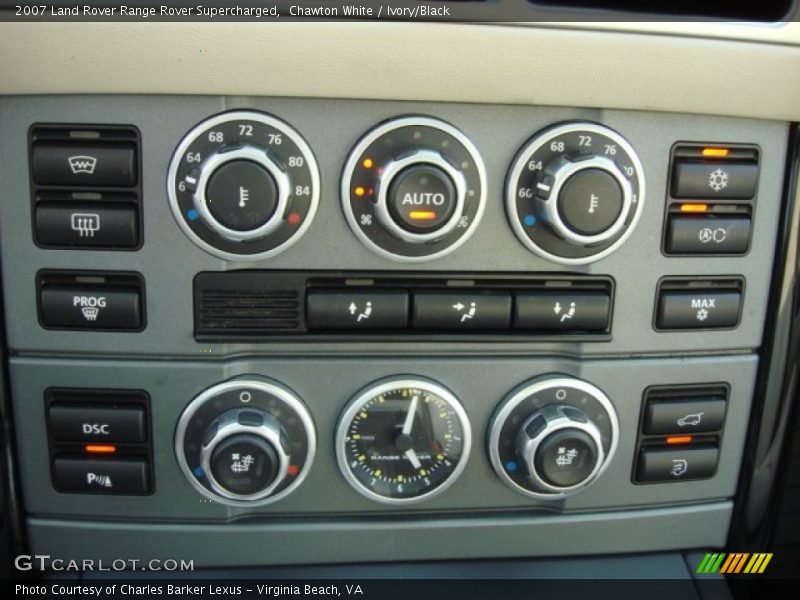 Chawton White / Ivory/Black 2007 Land Rover Range Rover Supercharged