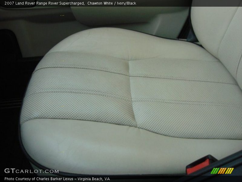 Chawton White / Ivory/Black 2007 Land Rover Range Rover Supercharged