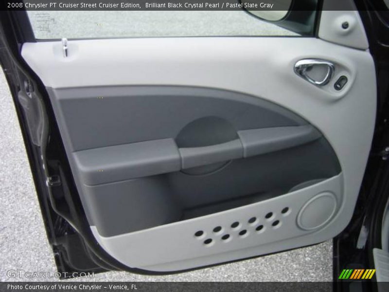 Brilliant Black Crystal Pearl / Pastel Slate Gray 2008 Chrysler PT Cruiser Street Cruiser Edition