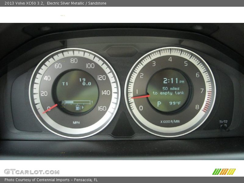 Electric Silver Metallic / Sandstone 2013 Volvo XC60 3.2