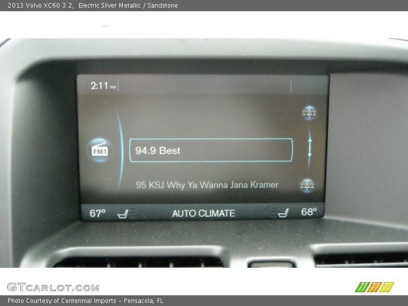 Electric Silver Metallic / Sandstone 2013 Volvo XC60 3.2