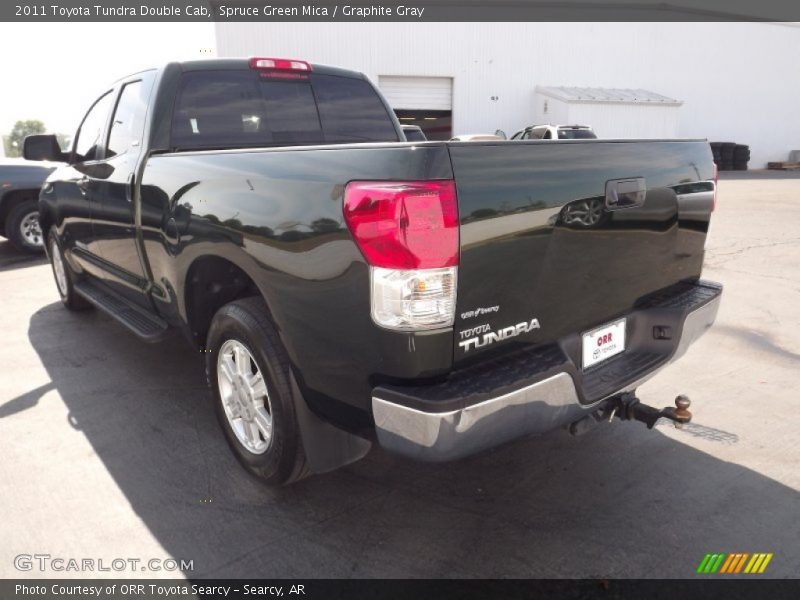 Spruce Green Mica / Graphite Gray 2011 Toyota Tundra Double Cab