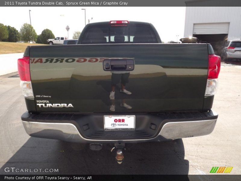 Spruce Green Mica / Graphite Gray 2011 Toyota Tundra Double Cab